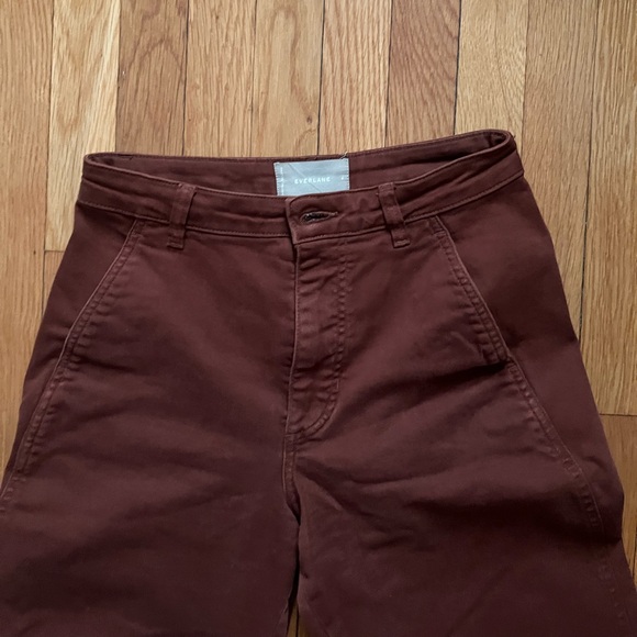 Everlane utility barrel pant, size 4. terra cotta/rust color - Picture 5 of 7